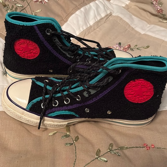 Converse Chuck 70 Hi Retro Sherpa Sneakers NWT - Picture 1 of 4